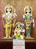 Bhagwan Shri Ram, Shri Sitaji and Shri Hanumanji